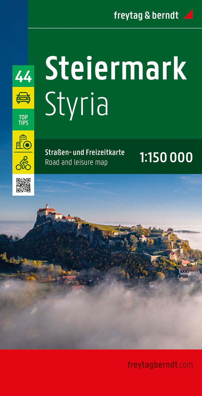 Steiermark, Straßen- und Freizeitkarte-1:150.000 - Freytag&Berndt