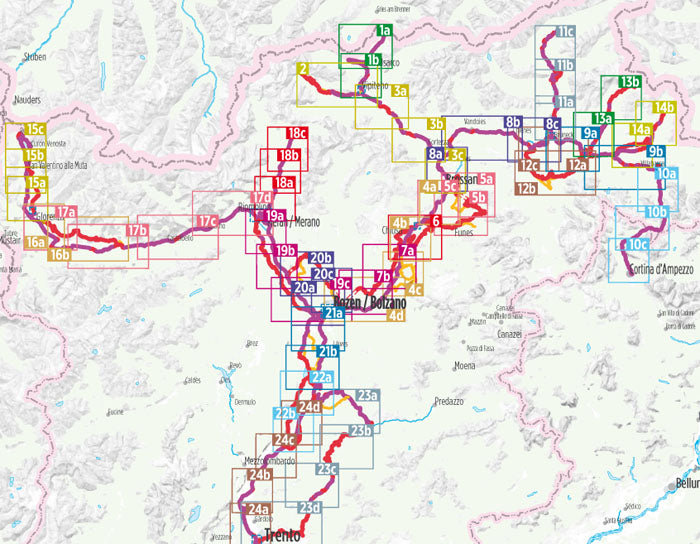Südtirol Radregion - Bikeline Radtourenbuch