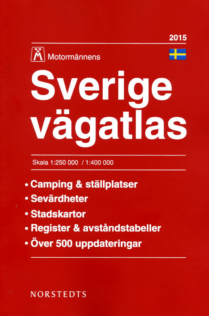 Sverige Vägatlas - Ausgabe 2020 1:250 000 - Straßenatlas Schweden