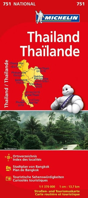 Thailand - Michelin - 1:1.400.000