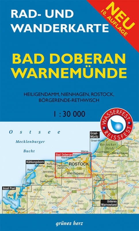 Rad- & Wanderkarten-Set Kühlungsborn und Bad Doberan - 1:30.000