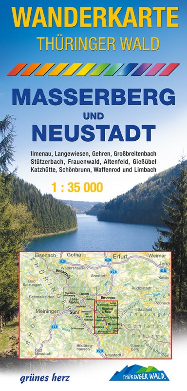 Wanderkarte Masserberg und Neustadt - 1:35.000