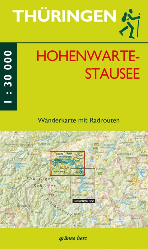 Wanderkarte Hohenwartestausee - 1:30.000