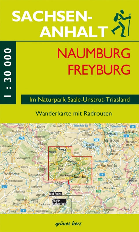Wanderkarte Naumburg, Freyburg - 1:30.000