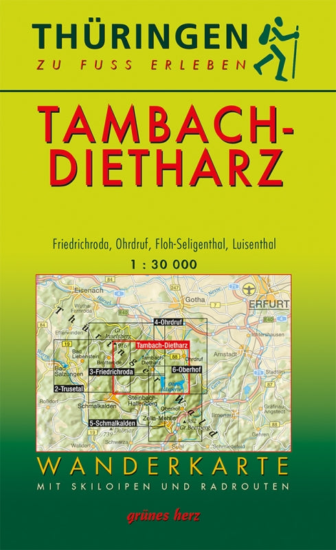 Wanderkarte Tambach-Dietharz - 1:30.000
