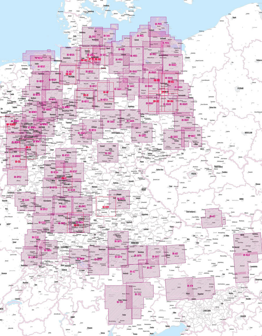 Hohenlohe, Franken (RK-BW02) 1:75.000 - Bikeline Fahrradkarte