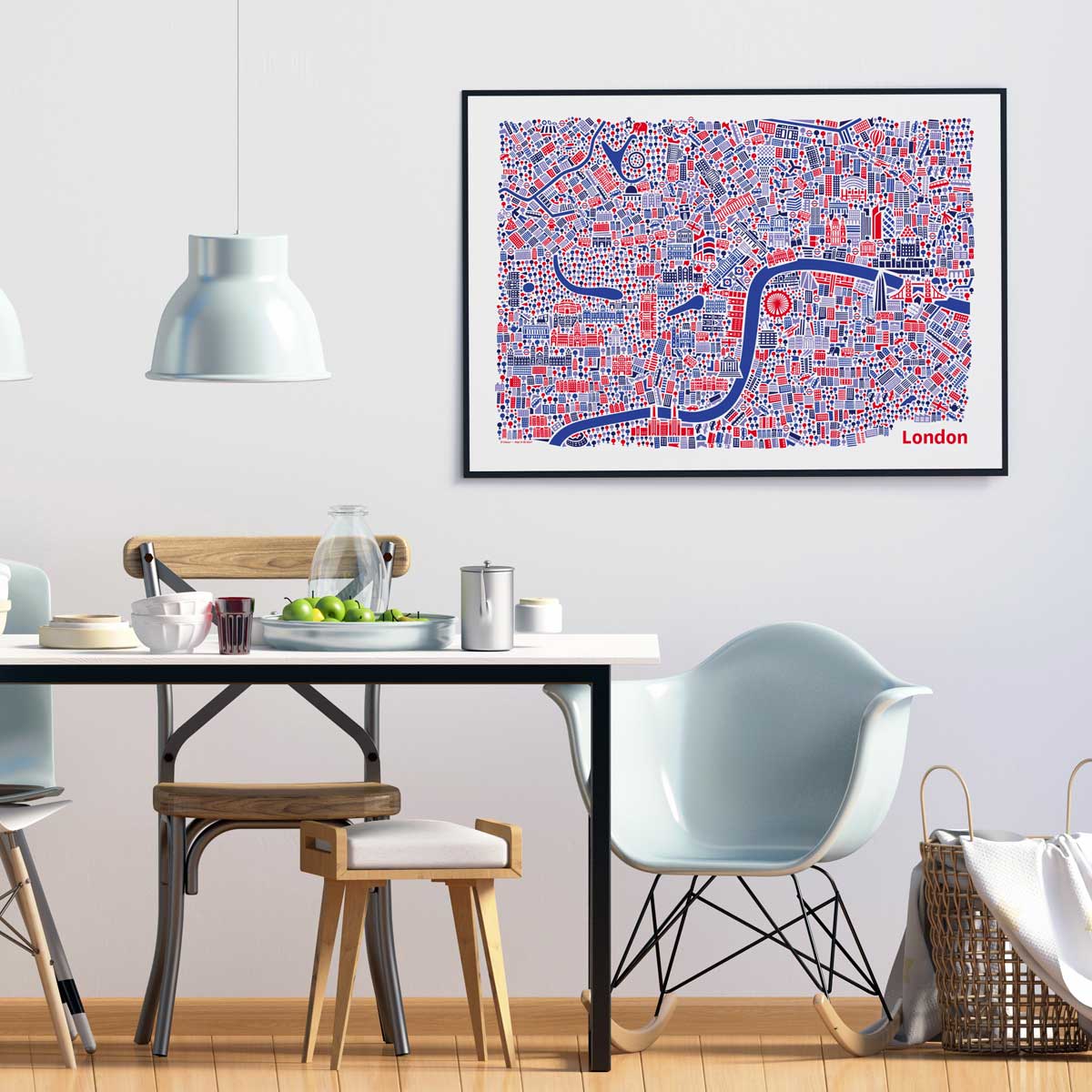 London Poster 50x70 cm von Vianina