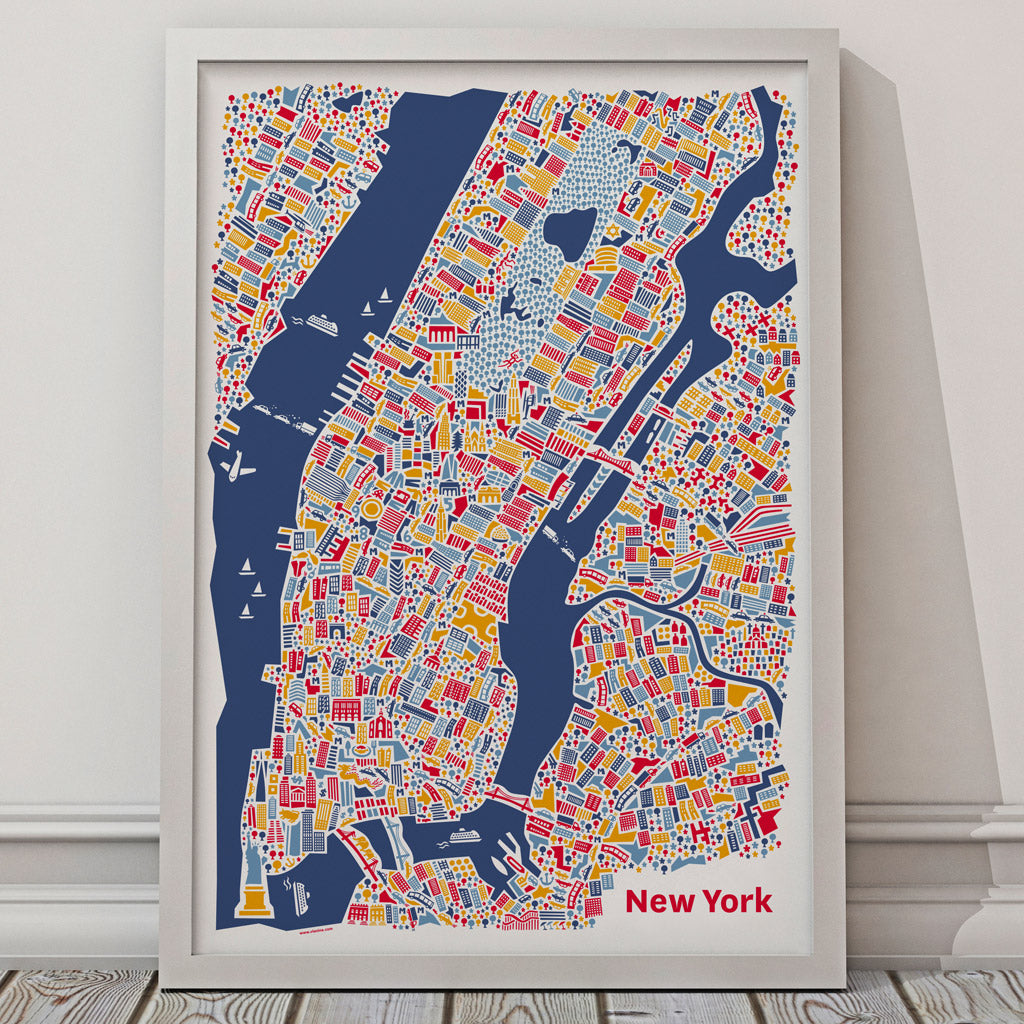 New York Poster 50x70 cm von Vianina