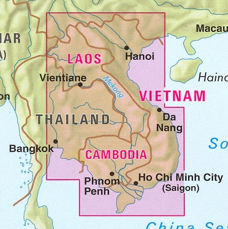 Vietnam / Laos / Cambodia - 1:1.500.000
