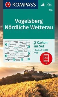 846 Vogelsberg, Nördliche Wetterau 1:50.000 - Kompass Wanderkarte