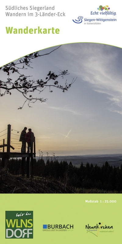 Südliches Siegerland 1:25.000 - Wanderkarte