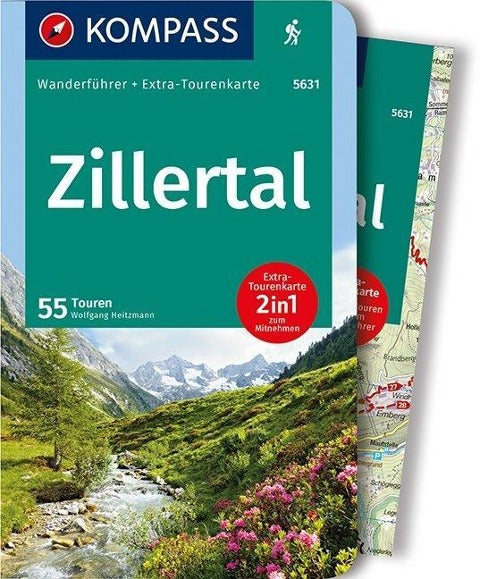 Zillertal - Wanderführer mit Extra-Tourenkarte